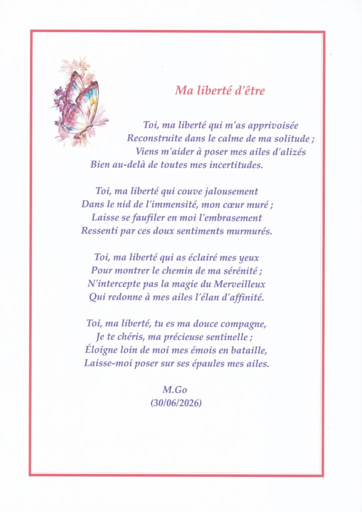 Miltanya : "Ma liberté d'être" Juillet 2026

Mise en page créée par Miltanya pour oasisdesartistes.org

