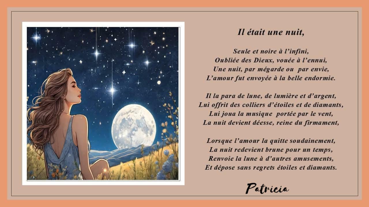 TELEPAT : "Il était une nuit" Coupd e coeur des membres Mise en page créée par Sybilla pour oasisdesartistes.org 